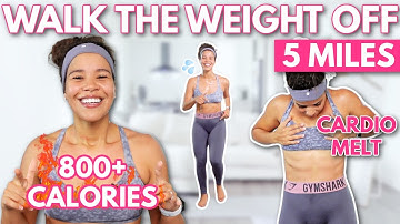 5 Mile INTENSE Full Body Walking Workout (Burns over 800 Calories) No Equipment, All Standing