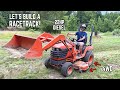 I Bought the CHEAPEST Front Loader Tractor on Facebook... Let's BUILD A RACETRACK!
