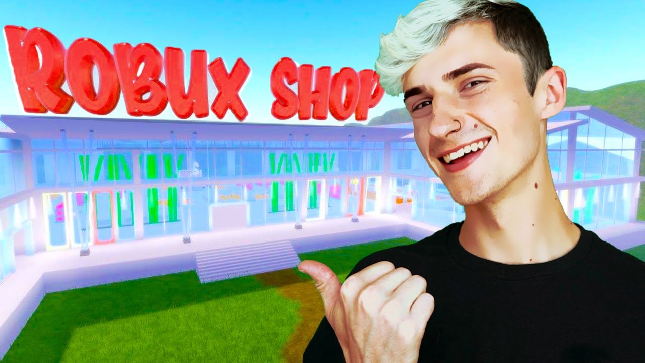 I Opened A Free Robux Shop Roblox Youtube - roblox robux shop
