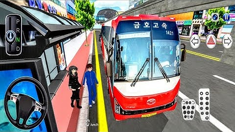 New Express Coach Bus Simulator - 3d Driving Class - Android Gameplay || 2025