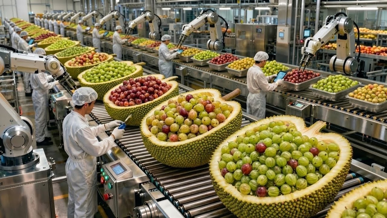 Inside a Modern Raisin Factory | From Fresh Grapes to Dried Raisins (Full Process)