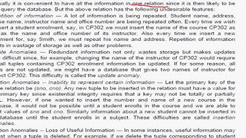MySQL Chapter 20 - Normalization Anomalies