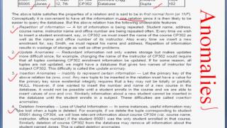 MySQL Chapter 20 - Normalization Anomalies