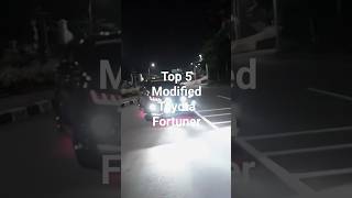 top 5 modified Toyota Fortuner in Pakistan
