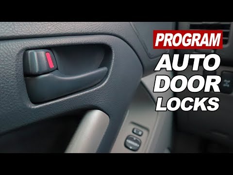 How To Program The Auto Door Lock Function on 2003-2009 4runners