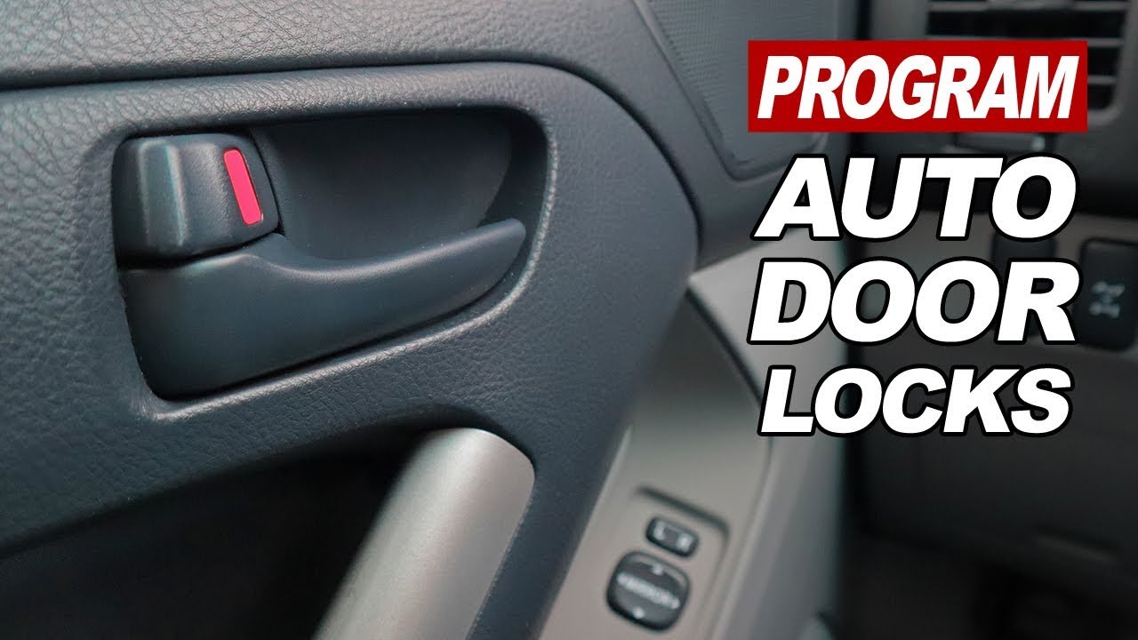 How To Program The Auto Door Lock Function on 20032009 4runners YouTube