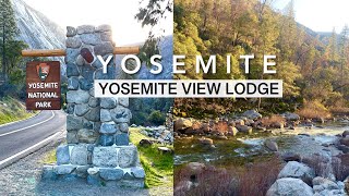 YOSEMITE VIEW LODGE ROOM TOUR at Yosemite National Park California ♥️ | Simply Pinay in USA