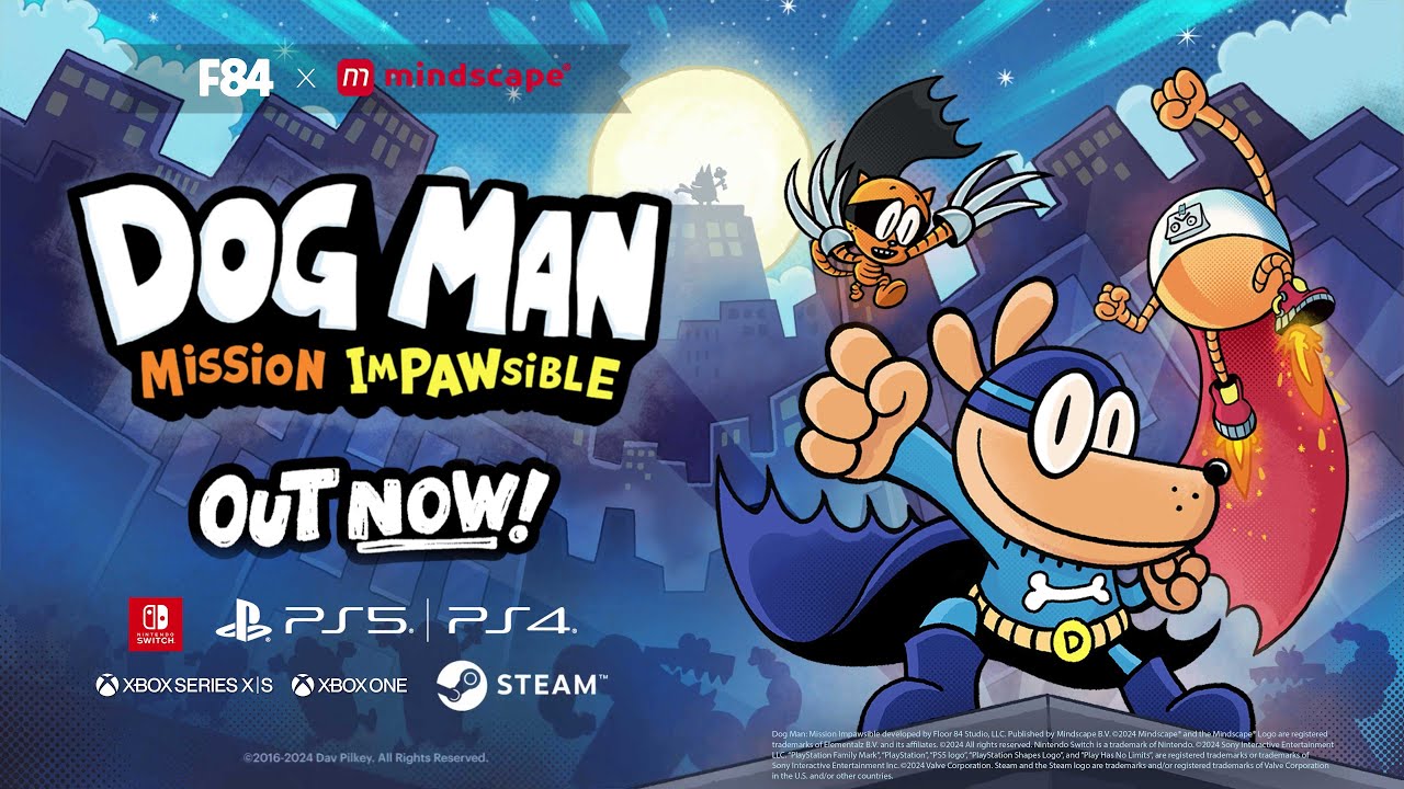 Dog Man: Mission Impawsible launch trailer