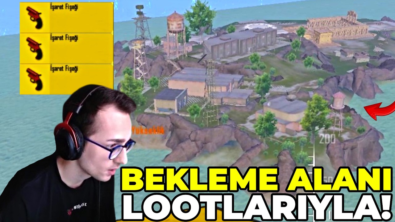 BEKLEME ALANI LOOTLARIYLA WIN ALMAK! (3 FİŞEK ÇIKTI) PUBG MOBILE