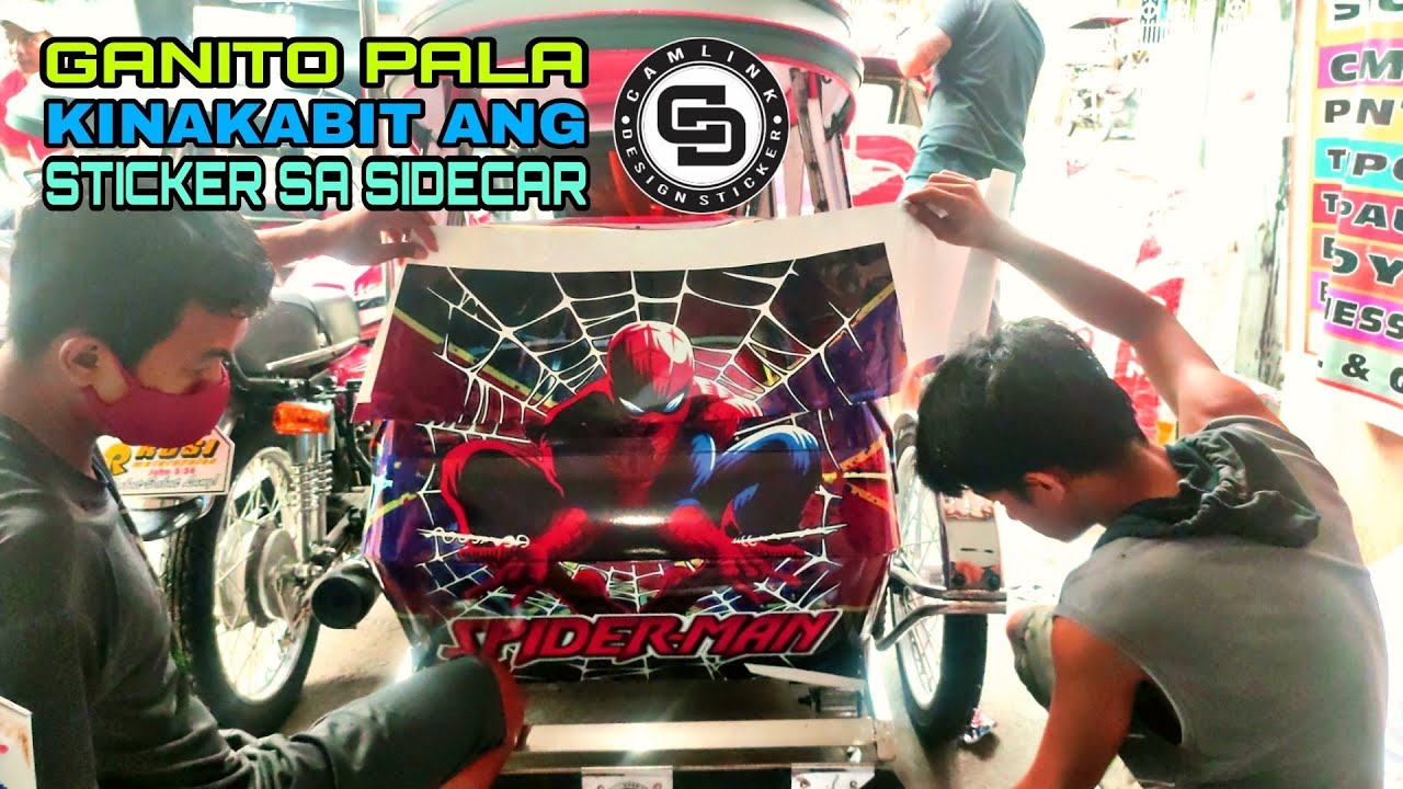 Paano Kinakabit Ang Sticker sa mga Sidecar? Camlink Design Stickers ng