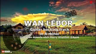 Wan Lebor Guitar Backing track | in A minor