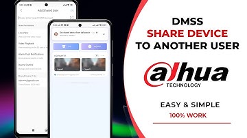 DMSS Share Device with Another User