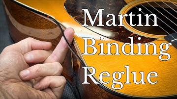 How to Repair Martin Guitar Bindings- The Most Thorough way.