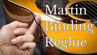 How to Repair Martin Guitar Bindings- The Most Thorough way.