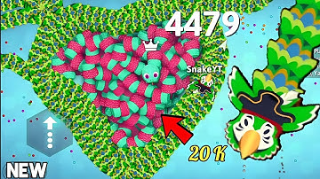 Snake.Io 🐍 Biggest Snake Trapped By Multiple Layers Circle! Epic Snakeio Gameplay