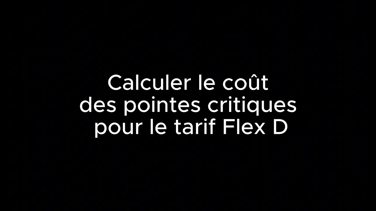 Outil de calcul du crédit hivernal