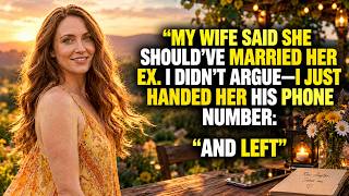 Full My Wife Said She Should’ve Married Her Ex… So I Gave Her His Number and Walked Away Update