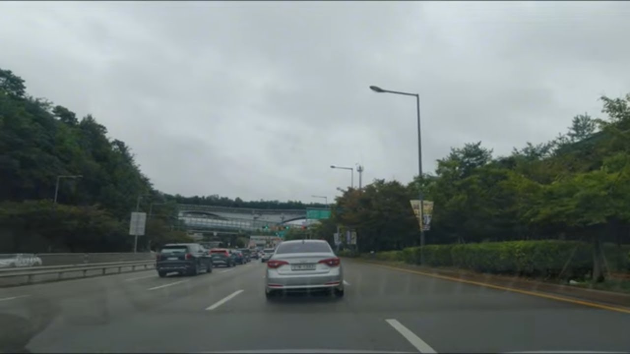 Suwon To Lotte Tower Drive l 4K Video