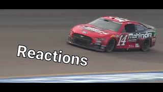 Reactions to NCS Phoenix last laps & Chase Briscoe's First Cup Win!
