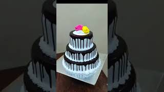 how to make cake designing recipe cream cake decoration shortvideo viralvideo trendingvideo ?