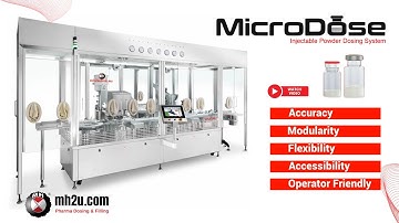 MicroDose -The Complete Aseptic Processing for Injectable Powder Dosing, Stoppering & Capping 200upm