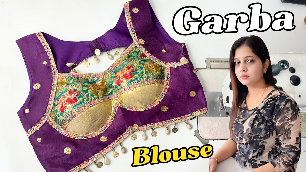 Garba Blouse Cutting and Stitching | Garba Blouse Designs | Latest Garba Blouse Design | Garba Haul