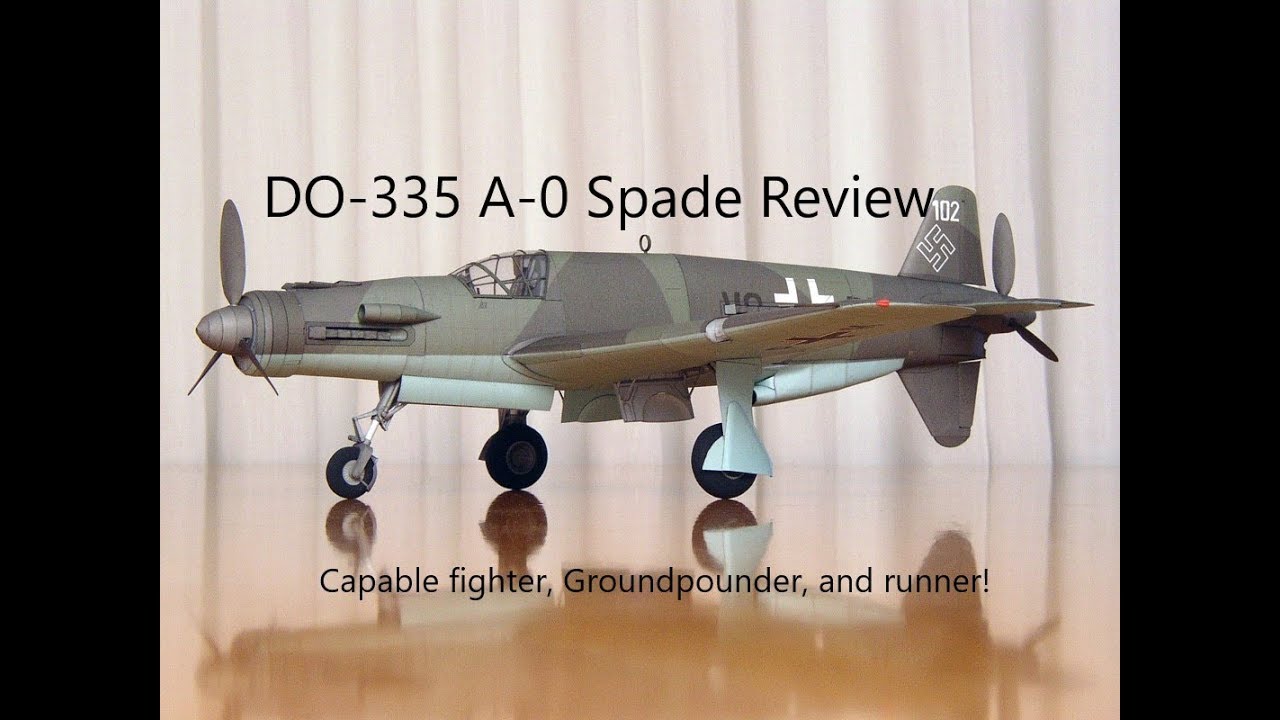 War Thunder Spade Review, DO335 A0. A capable fighter and ground pounder! YouTube