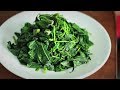 Special winged bean young leaves stir-frying, original flavor and fragrance recipe