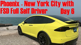 Phoenix - New York with Full Self Driver Day 6
