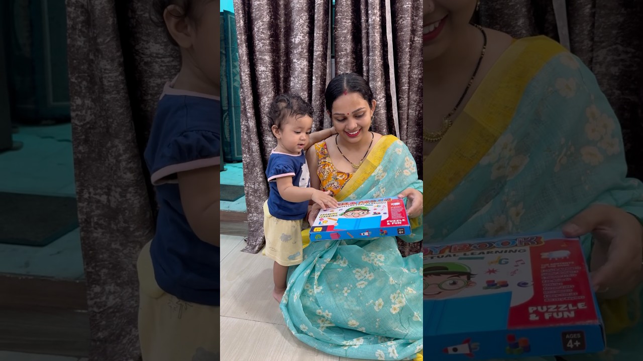 Interactive book for kids learning 