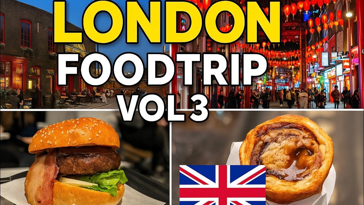 Foodtrip nach LONDON Vol. 3 🇬🇧 – Pubkultur, Chinatown & der krasseste Burger der Stadt! 🍔🔥