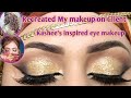 Kashee&#39;s inspired Diamond glittery eye makeup | Makeup by Zainab Numan | Zee_Bridal_Studio