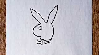 How To Draw Playboy Logo