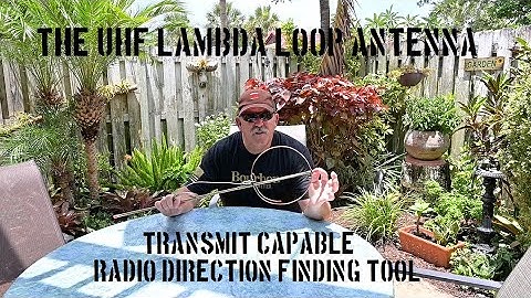 UHF ham radio direction finding loop antenna -  The Lambda Loop transmit capable loop antenna build