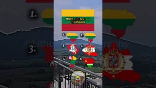 Which Lithuania map is the best #shorts #geography #mapping