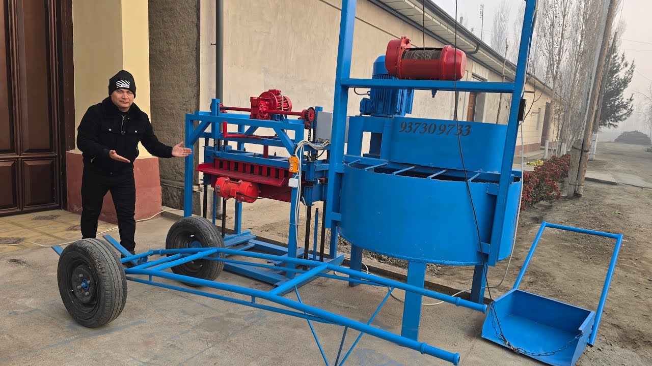 MANA YANGILIK SHLAKABLOK ISHLAB CHIQARADIGAN APARATLAR