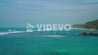 A beautiful 4K UHD Cinemagraph of a tropic seaside beach