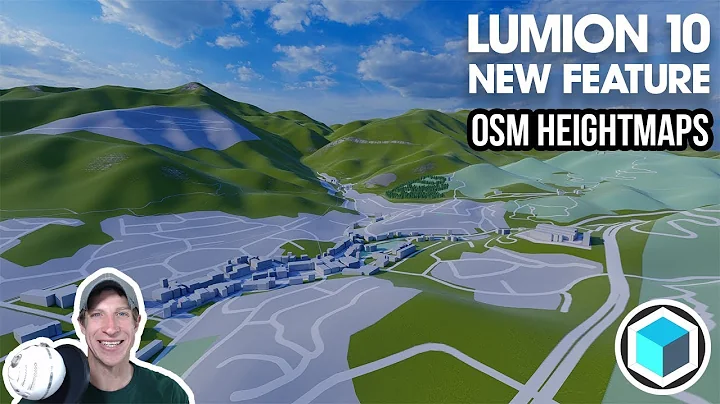 Lumion Open Street Map Terrain WITH HEIGHT MAPS! Lumion 10 New Feature Tutorial