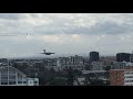 RAAF C 17A Globemaster flypast at eye-level in Brisbane Sept 29 2018