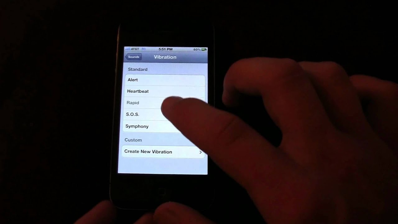 iOS5 How to Set Custom iPhone Vibrations - YouTube