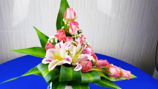 Cách cắm hoa bàn thờ, cắm bình hoa hồng, hoa ly chữ L chi tiết nhất ❤️ Huyền Thanh Food