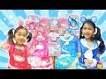 ●普段遊び●キラキラ☆プリキュアアラモード！スイーツパクトで変身ごっこ遊び♡まーちゃん【5歳】おーちゃん【3歳】