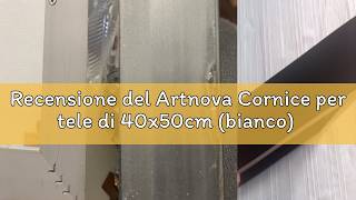 Recensione del Artnova Cornice per tele di 40x50cm (bianco) - Adatto per tele fino a 2,5cm di spesso