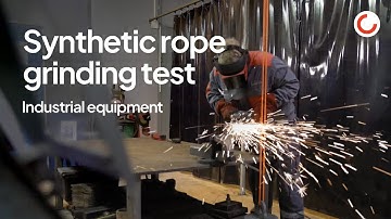 Testing Konecranes Synthetic Rope: Grinding Test
