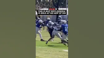 Avoid Zeke!!!!! Dowdle at his current ADP is so valuable. #fantasyfootball #fantasyfootballadvice thumbnail