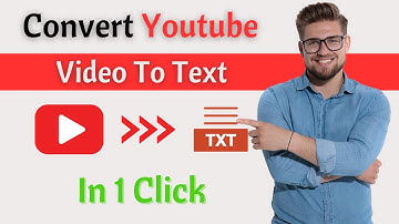 Convert Youtube Video to Text | 3 Best Free Video to Text Converter