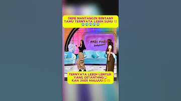 dewi persik nantangin bintang tamu, auto malu sendiri 😅 #beritaartis #fypyoutube #kocak  #dewipersik