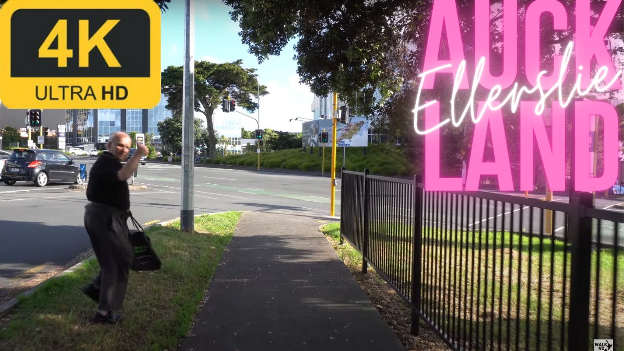 Walk in Auckland | Ellerslie | Residential New Zealand Suburb | 4K