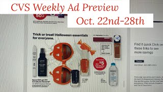 CVS Weekly Ad Preview For Oct. 22-28th| CVS Weekly AD