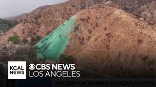 Evacuation warnings issued for dozens of homes near Eaton Fire burn scar with heavy rain on the way